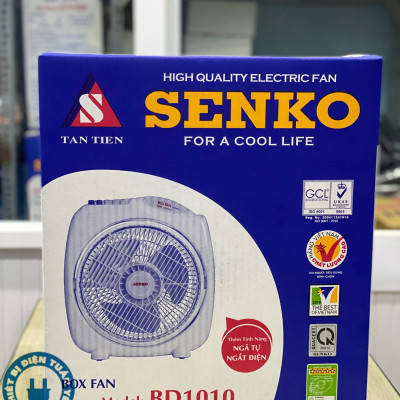 Quạt Bàn Đảo 3 Tấc Senko BD1010 - Màu Ngẫu Nhiên - Hàng chính hãng