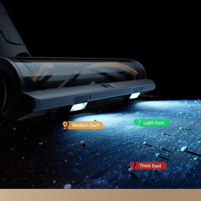 Máy Hút Bụi Không Dây Dreame R20 Lực Hút 27.000 Pa Thời Gian Làm Việc 60 Phút Công Suất 570 W - Hàng Chính Hãng