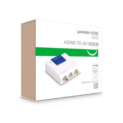 Ugreen UG4022340223TK Màu Trắng Bộ chuyển đổi HDMI sang AV - HÀNG CHÍNH HÃNG