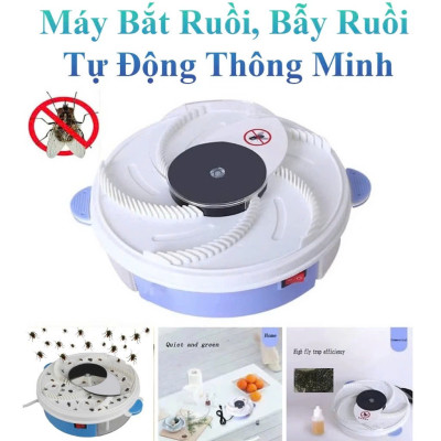 Máy Bắt Ruồi Côn Trùng Tự Động – An Toàn Cho Trẻ Nhỏ, Diệt Côn Trùng Không Gây Mùi Độc Hại Loại xịn