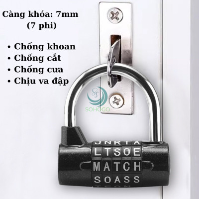 [MẪU CHỮ CÁI]-Khóa chữ cái 5 số-Ổ khóa chữ cái an toàn- Khóa vali chữ cái-Khóa balo 5 chữ-Khóa tủ chữ cái- Khóa chống trộm chữ cái- Khóa bảo mật không chìa- Khóa hành lý chữ cái- Khóa thông minh chữ cái