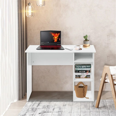 Bàn vi tính gỗ phong cách hiện đại SMLIFE Dobbs