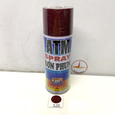 Sơn xịt màu đỏ mận ATM A 222
