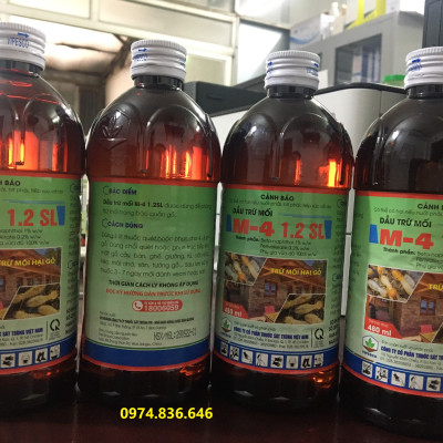 DẦU ĐẶC TRỊ MỐI MỌT GỖ M-4 1.2 SL