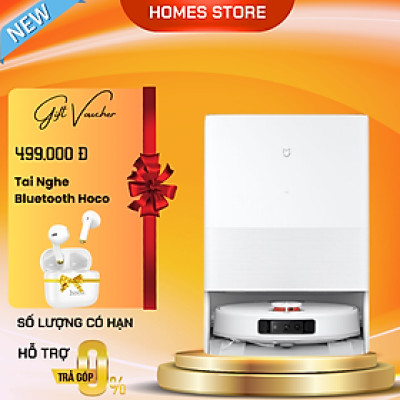 Robot Hút Bụi Lau Nhà Xiaomi M30 Pro Giặt Sấy Giẻ Nước Nóng, Chổi Tricut Hạn Chế Rối Tóc 7.000Pa - Bản Nhập Khẩu
