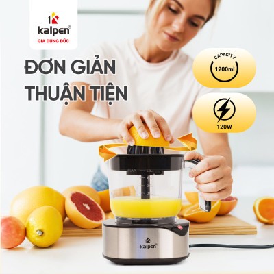Máy vắt cam Kalpen Đức J22 dung tích 1.2L công suất 120W hàng chính hãng