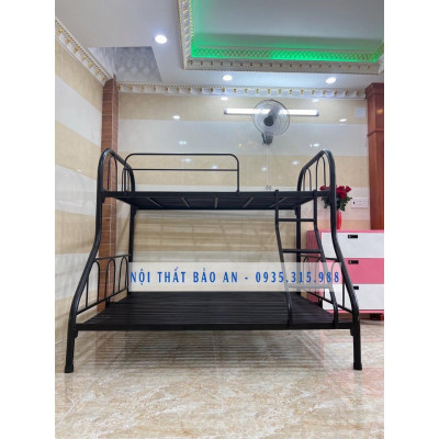 Giường sắt 2 tâng trên 0,8m dưới 1m2 – BA09