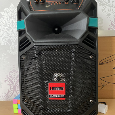 Loa 2 tấc nhựa Ladomax V-S805, nhỏ gọn thích hợp đi du lịch, hát gia đình, hát trong phòng ngủ...-hàng chính hãng