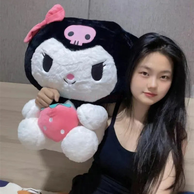 Gấu bông Melody ôm dâu đáng yêu - Size từ 30cm đến 85cm - Quà tặng gấu bông Kuromi mềm mại cao cấp - Gối ôm cho bé.