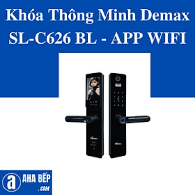 Khóa Thông Minh Demax SL-C626 BL - APP WIFI. Hàng Chính Hãng