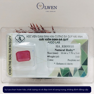 Viên đá Ruby thiên nhiên_HA-RB00010