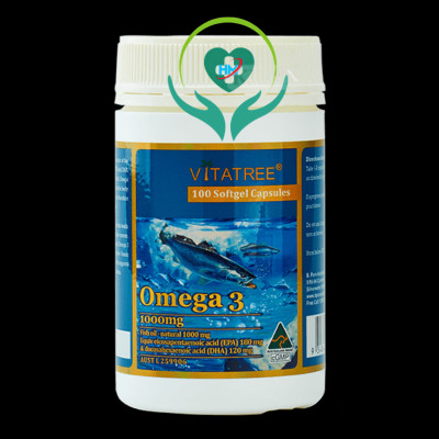 Viên uống Vitatree Omega 3 , hộp 150v, nhập khẩu Úc, bổ sung dưỡng chất cho mắt và não