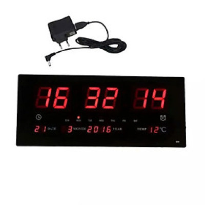 Đồng Hồ Treo Tường Vạn Niên Màn Hình LED Kỹ Thuật Số Mẫu Mới - Báo Thức, Đo Nhiệt Độ Chuẩn
