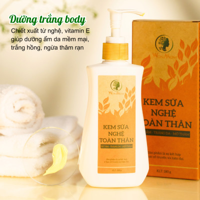 Bộ đánh bay thâm rạn, dưỡng trắng body chuyên sâu Wonmom