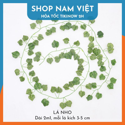 Dây Leo Lá Cây Nhân Tạo Trang Trí Sân Vườn, Nhà Cửa