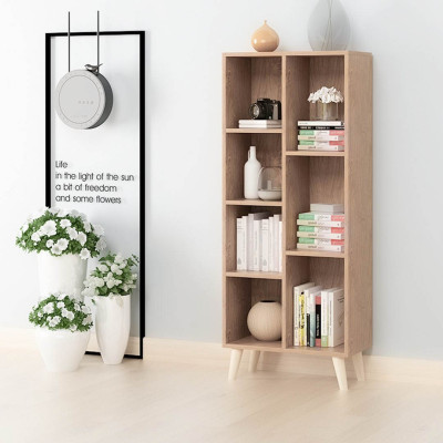 Kệ sách bằng gỗ đẹp thiết kế đơn giản SMLIFE Brady