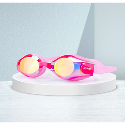 Kính bơi người lớn LI-NING tráng gương chống sương mù - Hồng - Hàng chính hãng