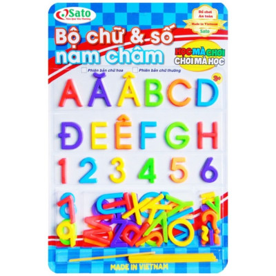 Bộ Chữ Và Số Nam Châm Anto - Chữ Hoa 93