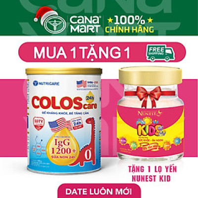 Sữa non Nutricare ColosCare 0+ hỗ trợ tiêu hóa, tăng cường hệ miễn dịch (800g)