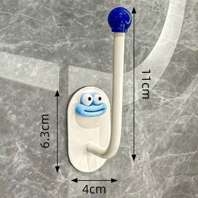 Set 10 Móc Treo Tường Phòng Tắm Dopamine Quái Vật Miệng Lớn - Móc Treo Mũ Tự Dính, Trang Trí Phòng - HÀNG CHÍNH HÃNG MINIIN
