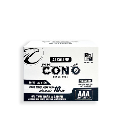 Combo 4 vỉ Pin Con Ó Alkaline LR03 - Size AAA - Vỉ 2 viên