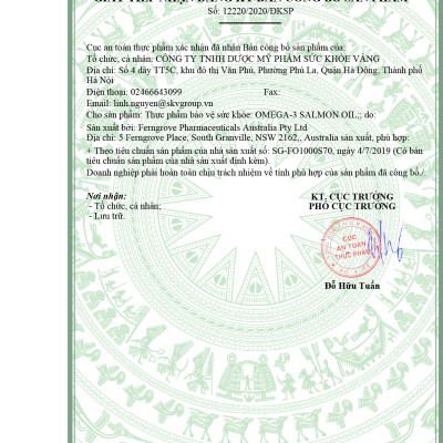 Viên uống Omega 3 dầu cá Hồi nhập khẩu chính hãng Úc OMEGA 3 SALMON OIL (180 viên) hỗ trợ giảm mỡ máu, giảm nguy cơ xơ vữa động mạch, cung cấp các chất dinh dưỡng cần thiết cho não bộ, tốt cho mắt