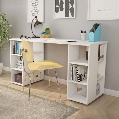 Bàn làm việc nhỏ gọn tiện dụng gỗ MDF SMLIFE Dextera