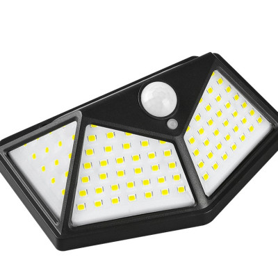 Đèn Năng Lượng Mặt Trời Cảm biến Chuyển Động 100 LED 3 Chế Độ Sáng - Chính Hãng