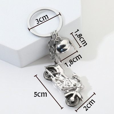 Móc Khóa Chìa Khóa Xe Máy Xe Mô Tô Xe Hơi Hình Xe Moto Mũ Bảo Hiểm Bằng Kim Loại Legaxi