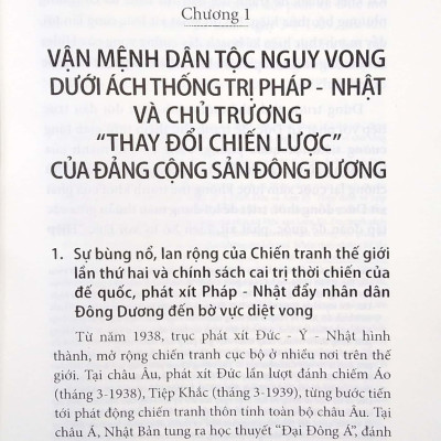 Cách Mạng Tháng Tám 1945 -  Thắng Lợi Vĩ Đại Đầu Tiên Của Dân Tộc Việt Nam Trong Thế Kỷ XX
