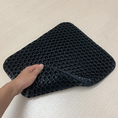 Đệm ngồi 3D Silicon EMA thế hệ 3 cao cấp - Cấu trúc tổ ong thông minh - Chống đau mỏi trĩ, xương cụt, thâm mông, xệ mông cho dân văn phòng, lái xe, sinh viên