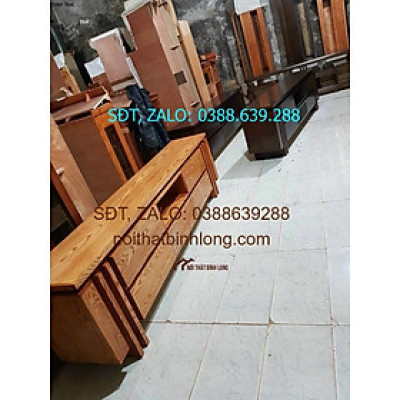 Kệ tivi gỗ sồi 2m2