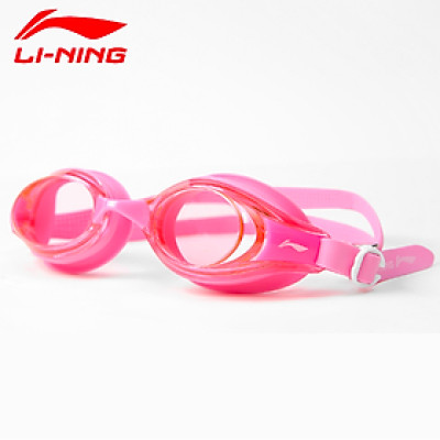 Kính bơi người lớn LI-NING chống tia UV chống sương mù - Hồng - Hàng chính hãng