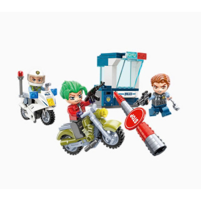 QMAN - 1932 Bộ xếp hình Thành phố Mine - Cảnh sát Thành phố bắt tội phạm (giao ngẫu nhiên)