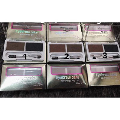 Bột kẻ mày 2 ngăn Mira No.1 tặng kèm móc khoá 