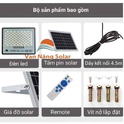 Đèn năng lượng mặt trời Vạn Năng Solar 200W-chóng chói