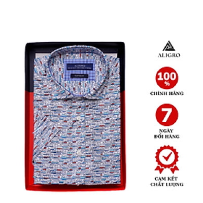 Áo sơ mi cộc tay nam Aligro ALGS-C87