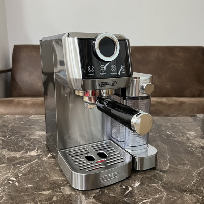 Máy pha cà phê Espresso bán tự động 3 trong 1 Thương hiệu HiBREW H13A Mỹ Với Công suất 1350W, Áp suất 20 bar - Bảo hành 12 tháng, Hàng Nhập Khẩu