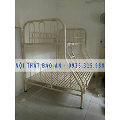Giường sắt 2 tâng trên 0,8m dưới 1m2 – BA09