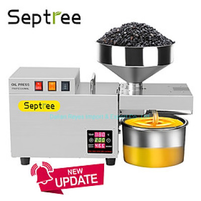 Máy Ép dầu thực vật Công nghiệp Thương hiệu Septree Mỹ Mã S9S, Công suất lớn 1200W, Phễu 5 Lít, Ép 8-12kg/giờ - Hàng Nhập Khẩu, BH 12 Tháng
