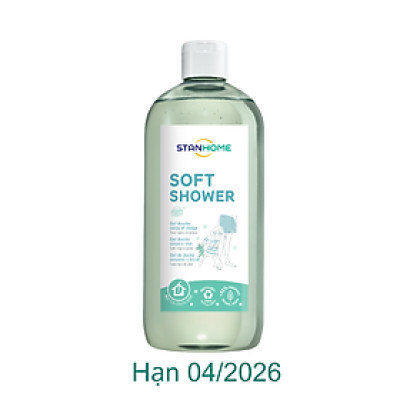 [DATE 2026]Sữa tắm, rửa mặt không xà phòng cho mọi loại da và da nhạy cảm Stanhome Family Expert Soft Shower 740ml/chai