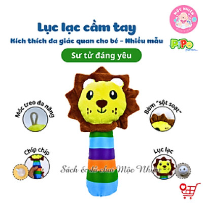 Lục Lạc Vải Cầm Tay Có Bóp Chút Chít - Đồ Chơi Cho Trẻ Sơ Sinh - Pipo Vietnam