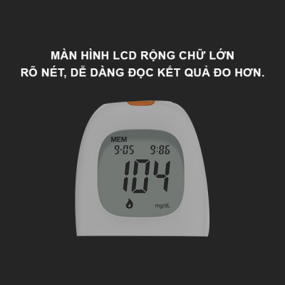 Máy đo đường huyết điện tử YUWELL Accusure 710 tặng kèm theo 10 kim lấy máu +10 que thử đường huyết - bảo hành trọn đời