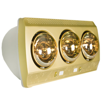 Đèn Sưởi Nhà Tắm ABG CH-C3D 3 Bóng Sưởi, Mỗi Bóng Công Suất 275W Phù Hợp Với Phòng Tắm Rộng Từ 4-6 Mét Vuông - Hàng Chính Hãng