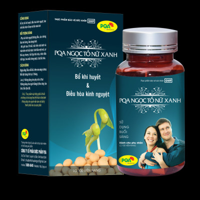 Ngọc Tố Nữ PQA Giúp Bồi Bổ Nguyên Khí, Điều Hòa Kinh Nguyệt Và Hạn Chế Biểu Hiện Rối Loạn Do Tiền Mãn Kinh Hộp 150 Viên