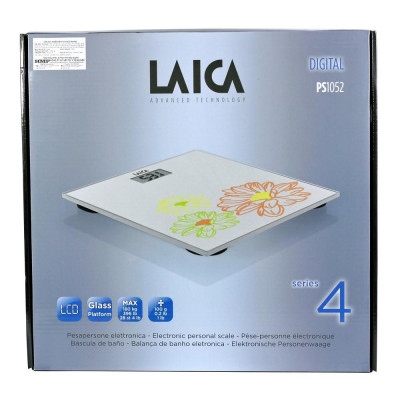Cân điện tử Laica PS1052 - Họa tiết hoa
