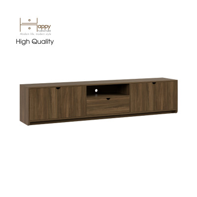 [Happy Home Furniture] CIRCLE , Kệ TIVI 4 cánh mở - 1 ngăn kéo , 220cm x 40cm x 48cm ( DxRxC), KTV_019