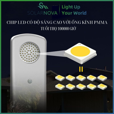 Đèn đường năng lượng mặt trời ngoài trời, Đèn LED chiếu sáng sân từ hoàng hôn đến bình minh với cảm biến chuyển động, Điều khiển từ xa, Ánh sáng ban ngày 6500K 2500lm, Chống nước theo tiêu chuẩn IP65, Đèn góc rộng cho đường lái xe, bãi đỗ xe