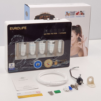 Máy Lọc Nước Trực Tiếp 7 Cấp Độ Lọc Eurolife EL-UF7 - Hàng Chính Hãng