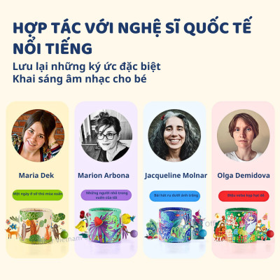 Hộp nhạc mini dây cót cho bé mideer Hand Crank Music Box